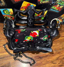 Load image into Gallery viewer, How the Grinch Became Spooky Ribcage Bag - Hand Painted- One of a Kind
