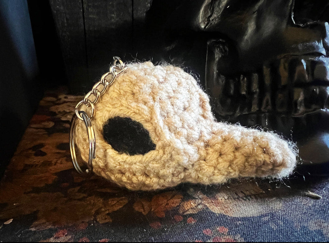 Bird Skull Keychain
