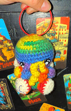 Load image into Gallery viewer, Rainbow Cthulhu Keychain
