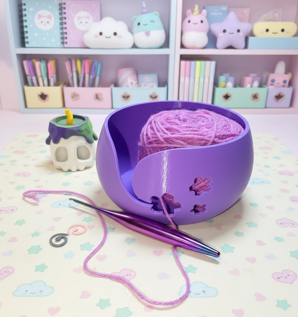 Kawaii Yarn Bowl