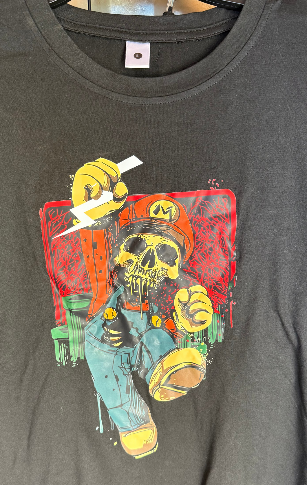 Dead Mario T Shirt Large