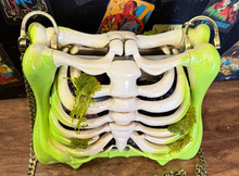 Load image into Gallery viewer, Moss and Bones Ribcage Bag
