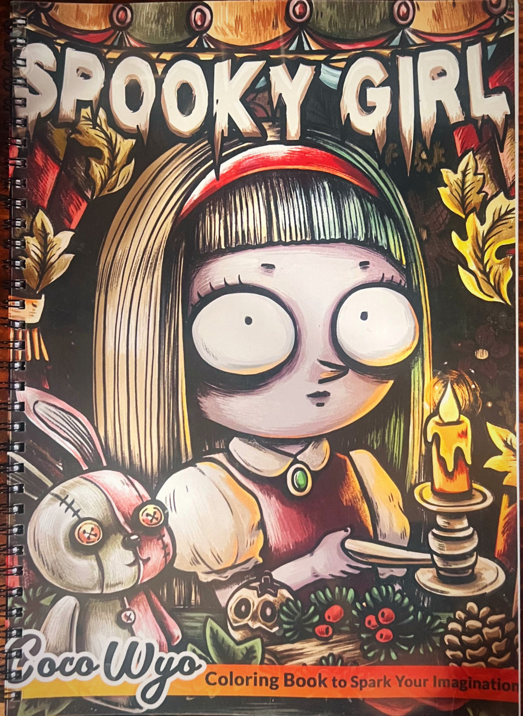 Spooky Girl Coloring Book