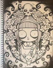 Load image into Gallery viewer, Spooky Girl Coloring Book
