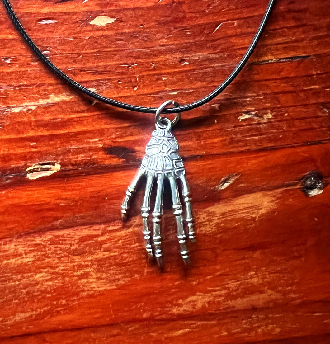 Skeleton Fingers Necklace