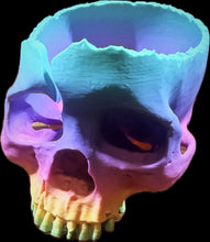 Load image into Gallery viewer, Rainbow Skull Yarn Bowl
