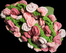 Load image into Gallery viewer, Flower Bouquet Crochet Blanket – Handmade Throw
