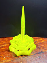 Load image into Gallery viewer, Neon Spiderweb Spinning Yarn Holder - Creatures And Cuties
