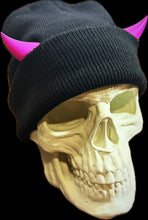 Load image into Gallery viewer, Pink Horned Beanie - Creatures And Cuties
