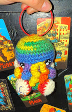 Load image into Gallery viewer, Rainbow Cthulhu Keychain - Creatures And Cuties
