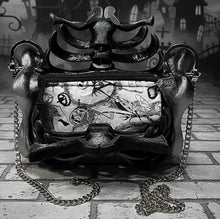 Load image into Gallery viewer, Ribcage Bag - Hand Painted - One of a Kind Nightmare Before Christmas - Creatures And Cuties
