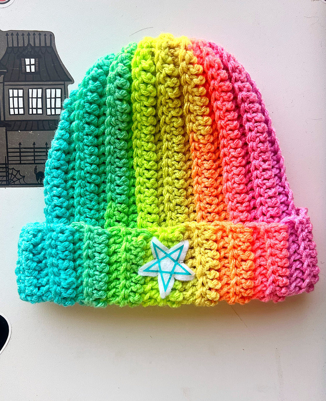 Pastel Pentagram Beanie