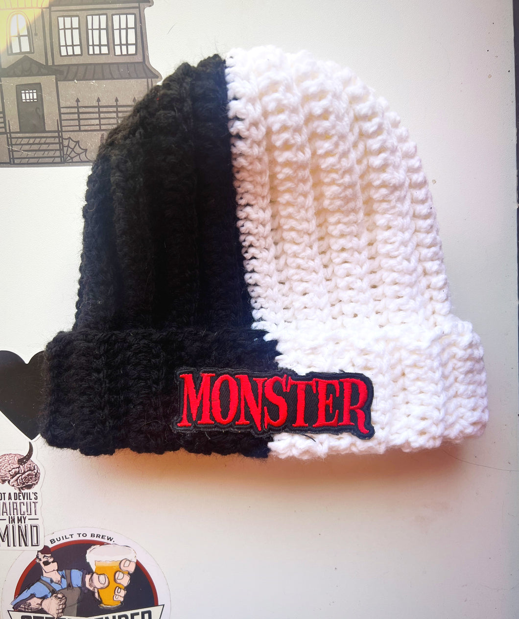 Monster Half Head Beanie