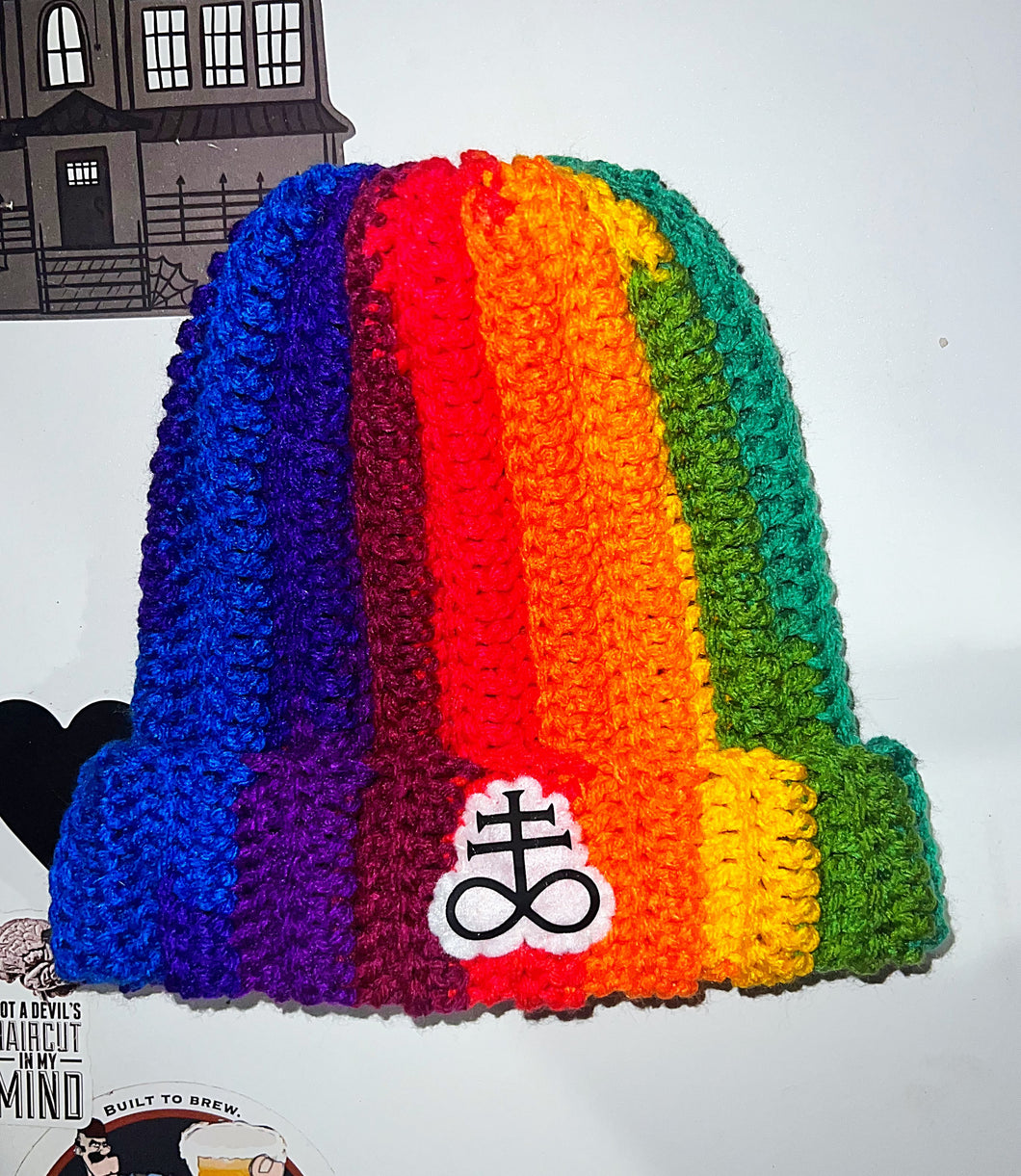 Rainbow Leviathan Beanie